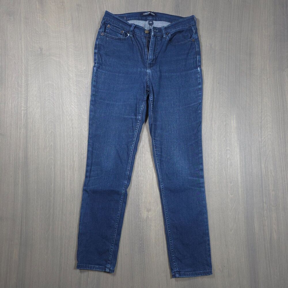 Calvin Klein Blue Jeans Size 6 Slim Straight